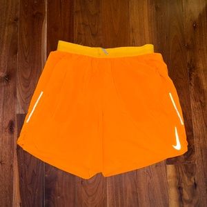 Nike Orange Athletic Shorts
